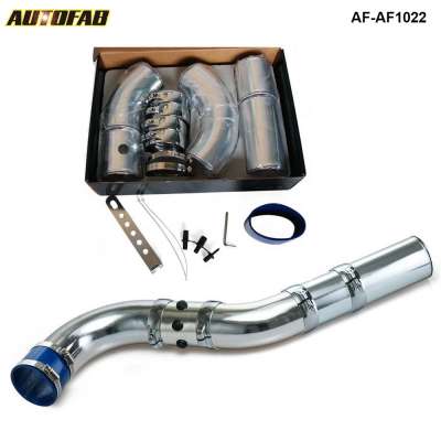 AUTOFAB -Adjustable 3"Aluminum Cold Air Intake Pipe Intercooler Piping Cold Pipe Fit Most Car AF-AF1022